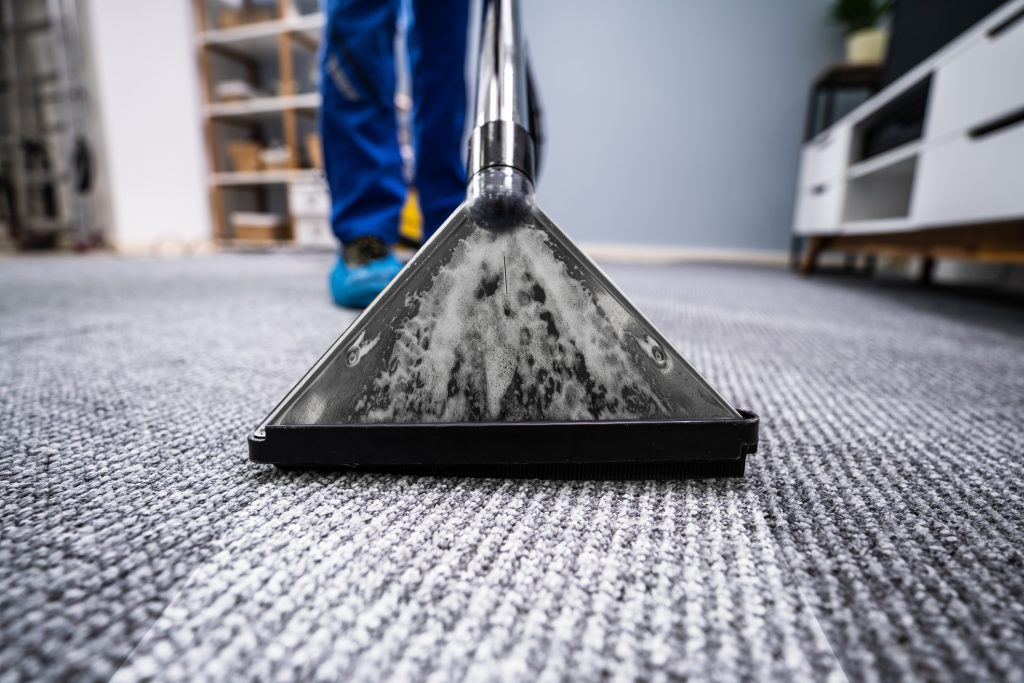 Vacuum Cleaner On Carpet